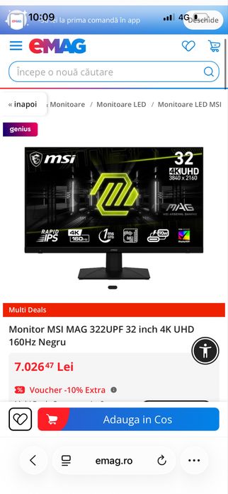 Monitor MSI 322UPF