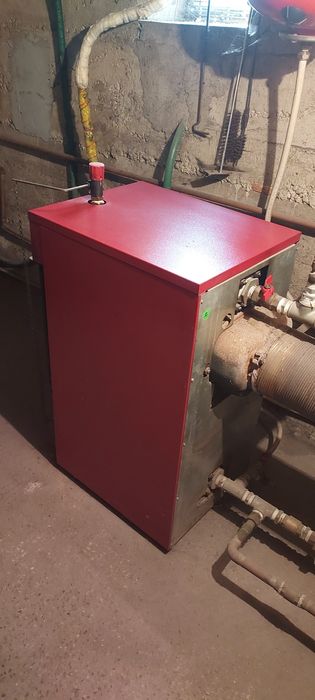 Cazan cu boiler şi ups