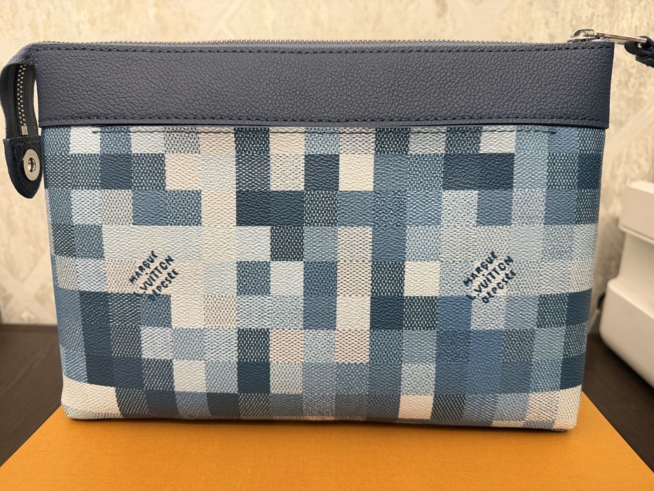 LV Damoflage pochette мужская сумка