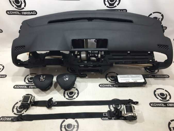 Skoda Fabia 3 kit airbag - plansa de bord - set centuri de siguranta