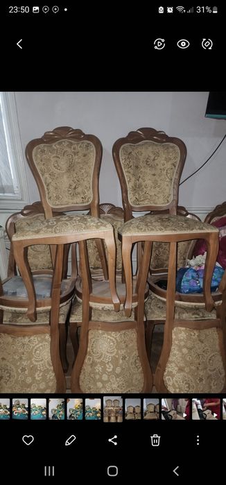 Stol. Stul mehmonhona uchun