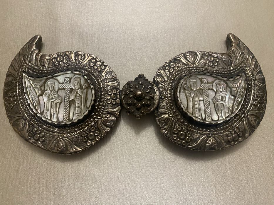 Котленска сребърна религиозна пафта , Константин и Елена много рядка