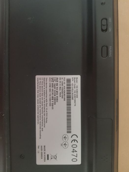 Tastatură Bluetooth pentru Smart TV Samsung.