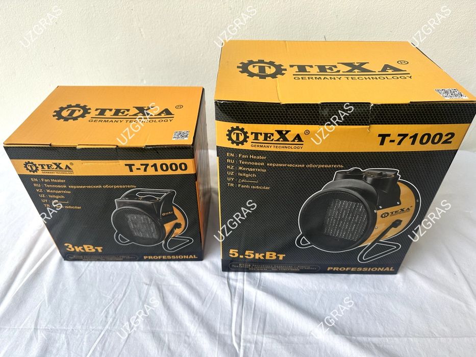 Бепул доставка печка тепловая пушка обогреватель TEXA 3квт / 5.5квт