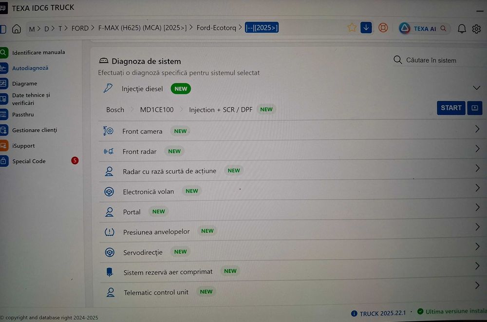 Diagnoza tester TEXA MULTIHUB autoturisme, camioane, utilaje, remorci