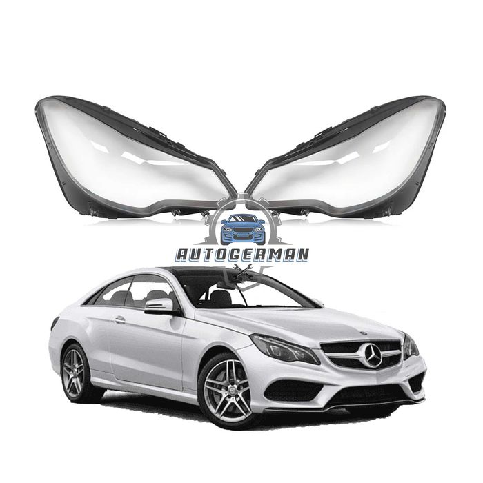 Капаци фарове Mercedes W207 C-Class E207 (14-15) стъкло фарове крушки Мерцедес В207 Ц-Клас Ц207 xenon