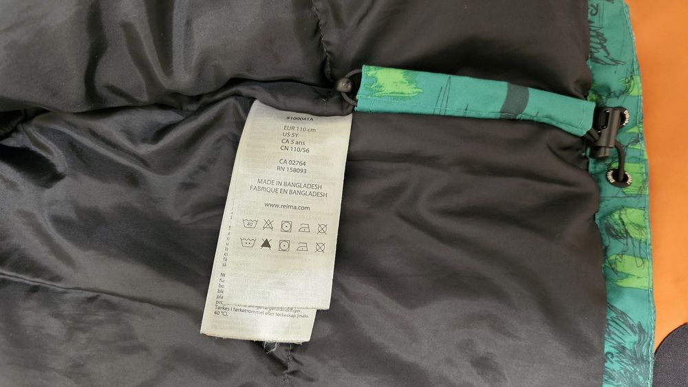 Reima зимний костюм 110-116