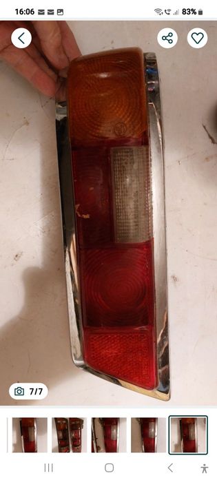lampa stop Mercedes w110 w111