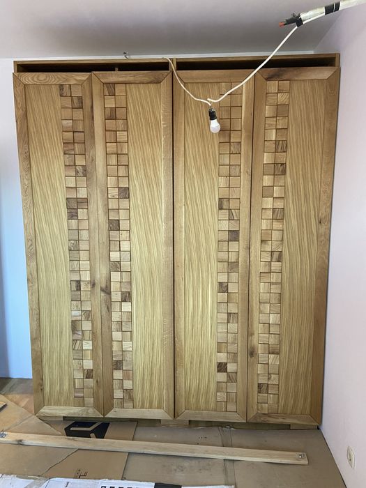 Спалня и гардероб от масив