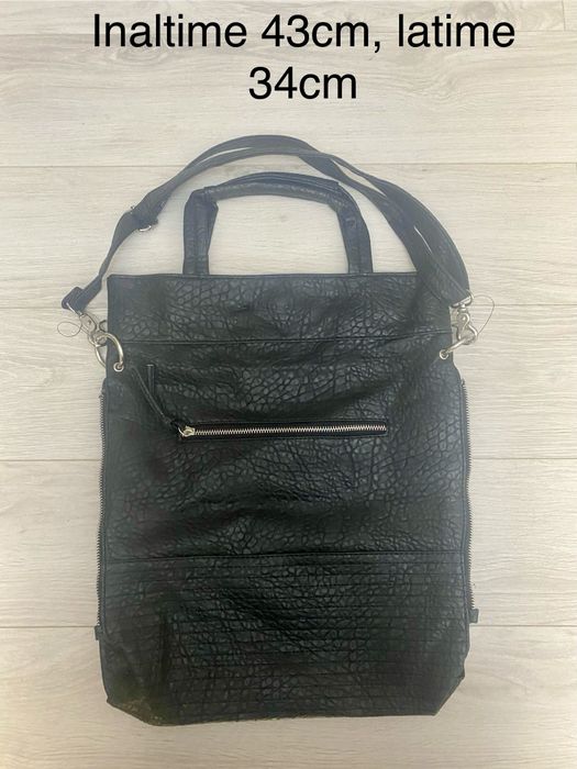 Geanta mare neagra dama, noua, New Yorker