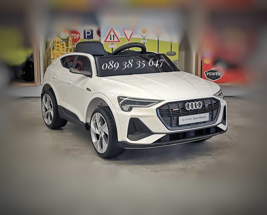 ПРОМОЦИЯ ДО 01.08!НОВО!Акумулаторен джип Audi Sportback с 12V батерия,меки гуми
