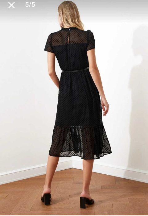 Дамска черна рокля