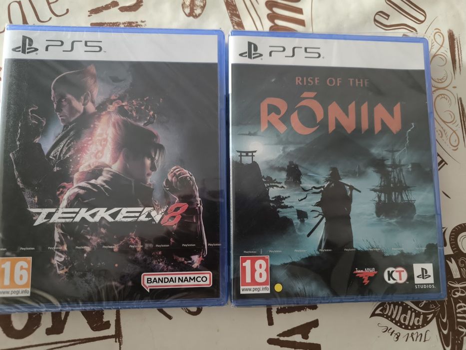 Rise of the Ronin и Tekken 8 за Playstation 5 . Чисто нови запечатани