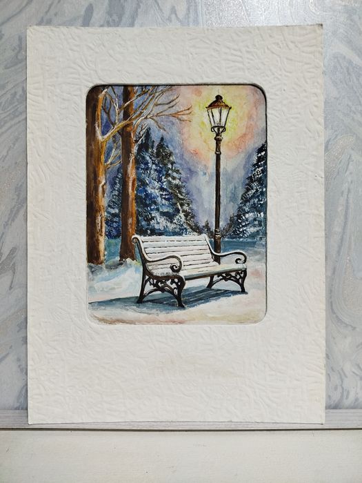 Картина. Зимний пейзаж