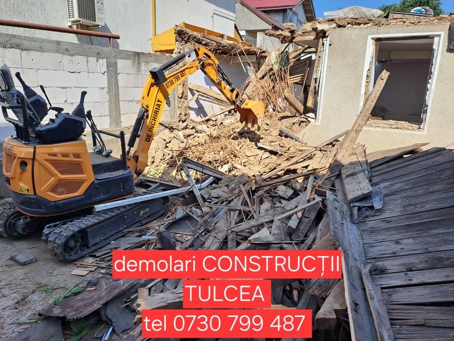 Subtraversări  - săpături  - utilaje - demolări  - TULCEA