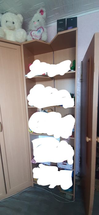 Угловой шкаф с стенкой