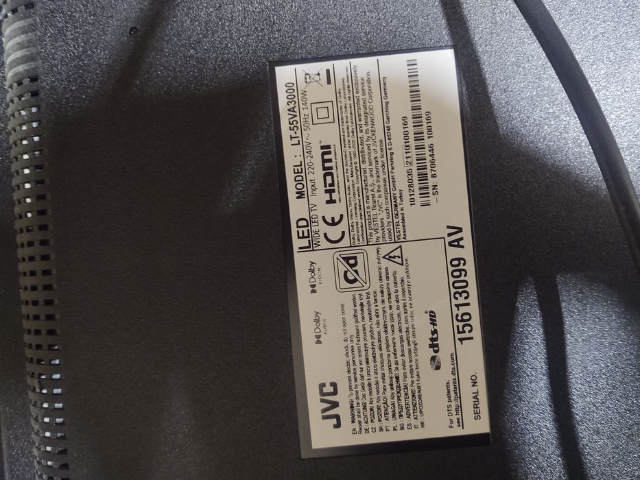 JVC плазма за части