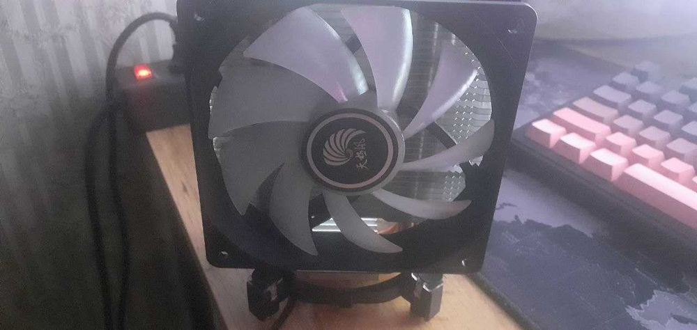 кулер для процессора rgb - башня 4 тепловых трубки для Intel и AMD