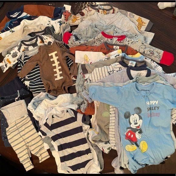 Pachet haine copii 1 2 ani 10 bucati 50 lei