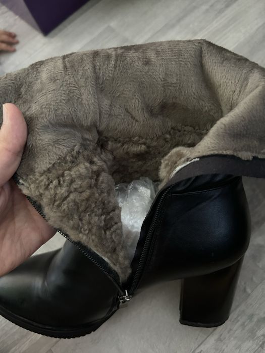 Кожанные сапоги, сапасы жоғары