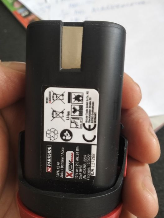 Acumulator Parkside 4 Amperi
