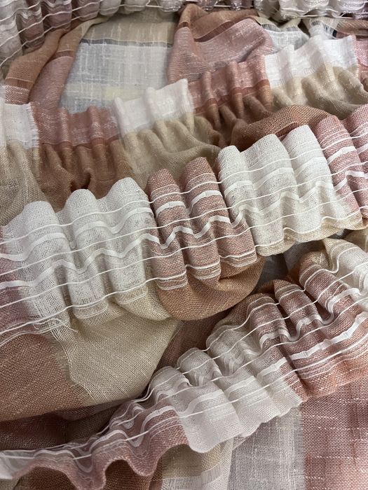 Тюль, качественнная тюль. Материал - лен.