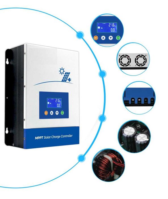 MPPT соларен контролер 100А – 12V 24V 36V 48V вход до 150v Висок клас