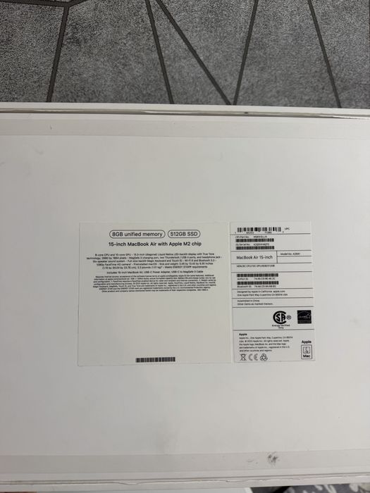 MacBook Air 15 M2 512GB