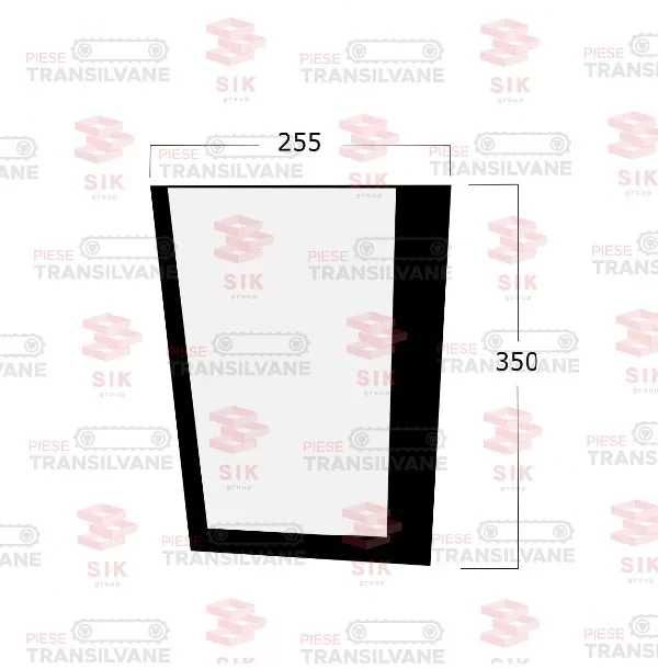 Geam frontal inferior stânga - Volvo BL61