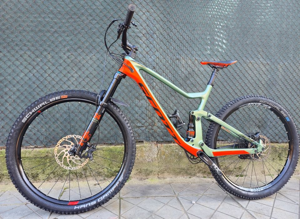 Scott Genius 29 цола Карбон Full Fox 34 1x12 Sram NX Проходни оси