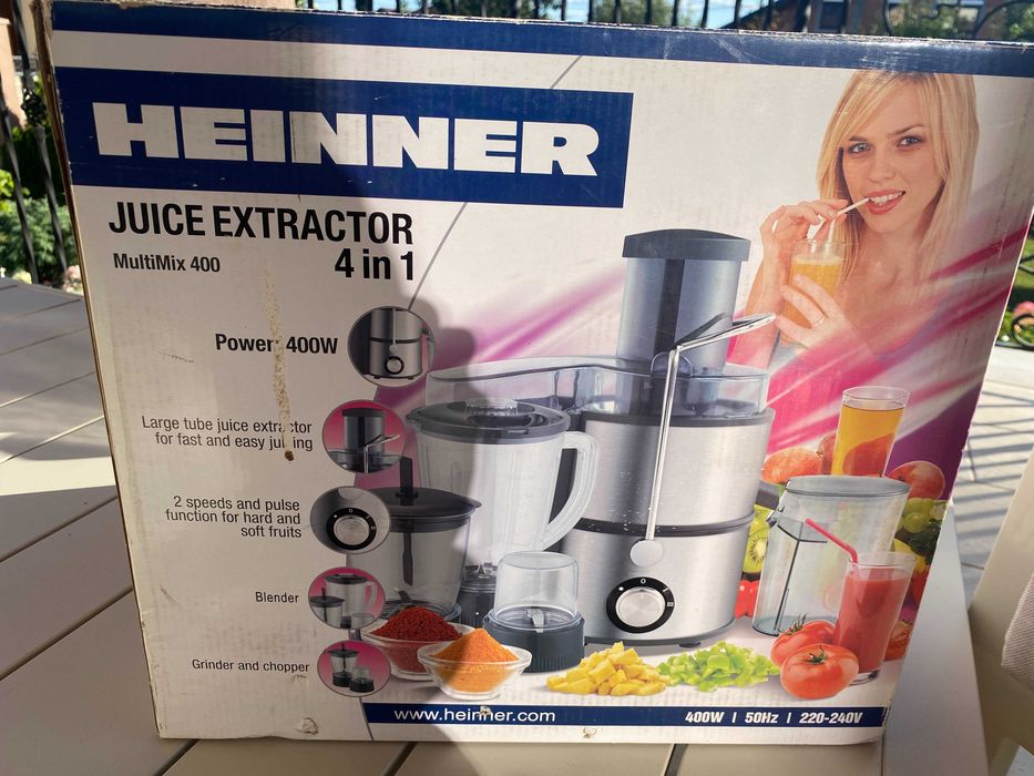 Storcator de fructe 4 in 1 Heinner MultiMix400