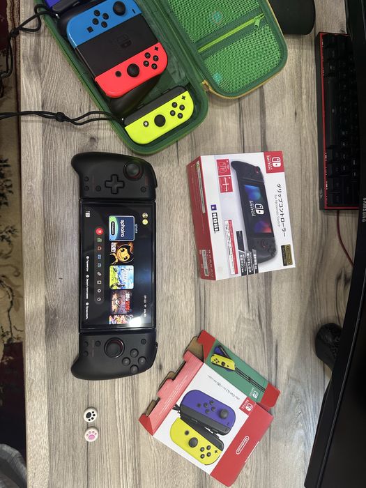 Nintendo Switch Oled Чипованный 64+256 gb МЕГА Комплект!