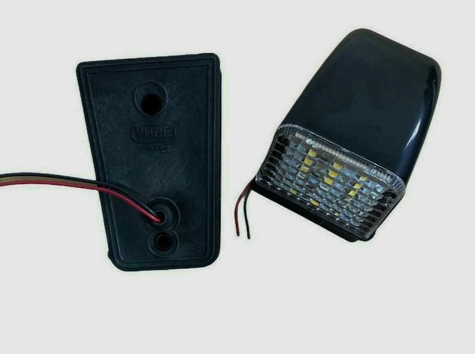 1бр.Диодни ЛЕД LED БЕЛИ габарити с 18 SMD за Волво Volvo FH FL FM FH12
