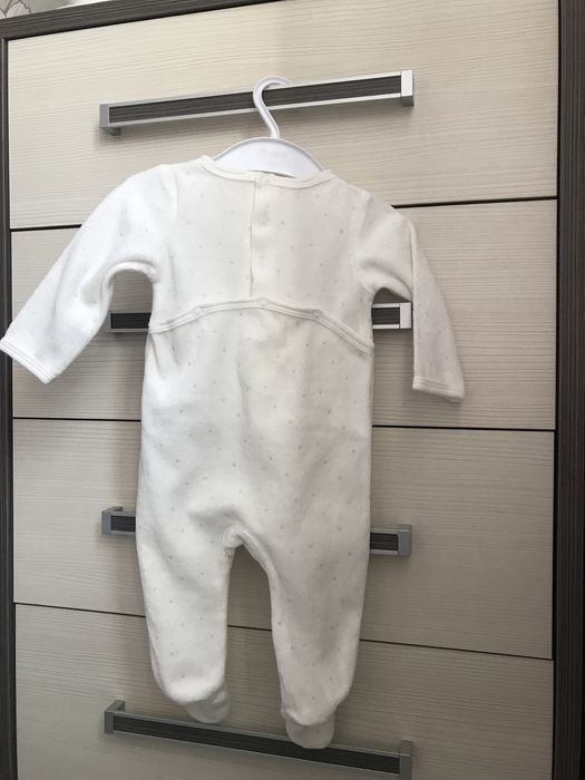 Велюровый комбинезон (слип) 68 размер