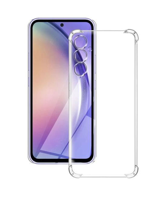 Samsung A16/A15/A25/A35/A55/S24 FE Husa Silicon Clar Colturi Anti Soc