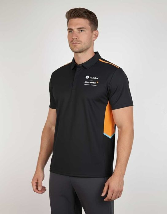 McLaren Racing Team Polo - Оригинална мъжка тениска с яка р-р XL