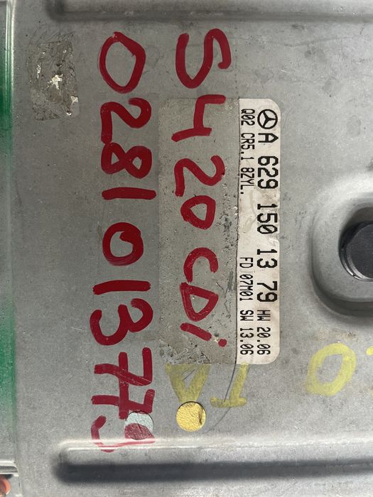 ECU Calculator motor Mercedes S 4.0CDI 0281013779 CR5.1 ED