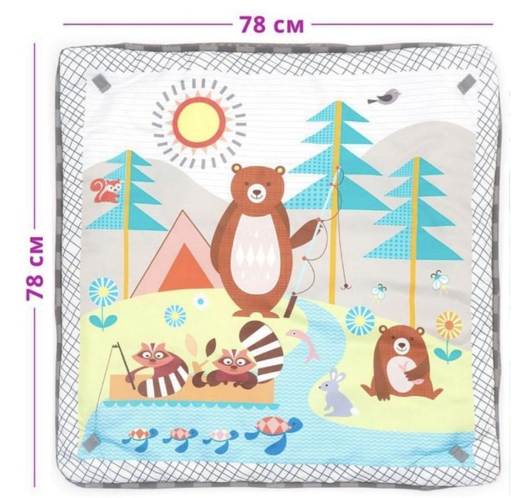 Детский развивающий коврик