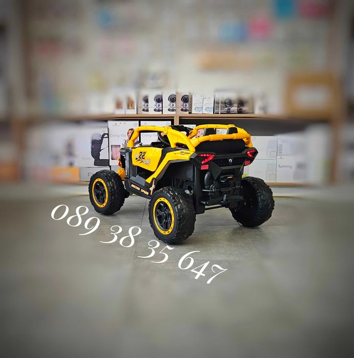 ТОП ЦЕНА!НОВО!Акумулаторен джип Kansas с 24V батерия,меки гуми,4x4,USB