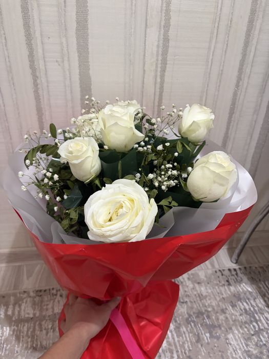 40-60см белый Роза
