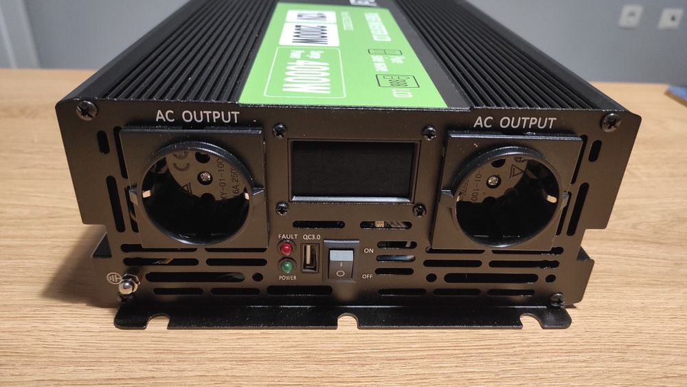 Инвертор PRO GREEN CELL, 12/220V, DC/AC, 2000W/4000W