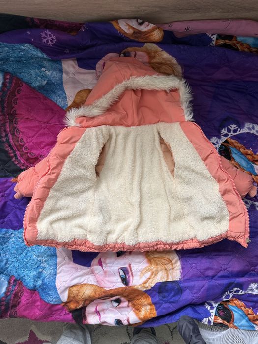 Бебешко зимно яке за момиче, в отлично състояние