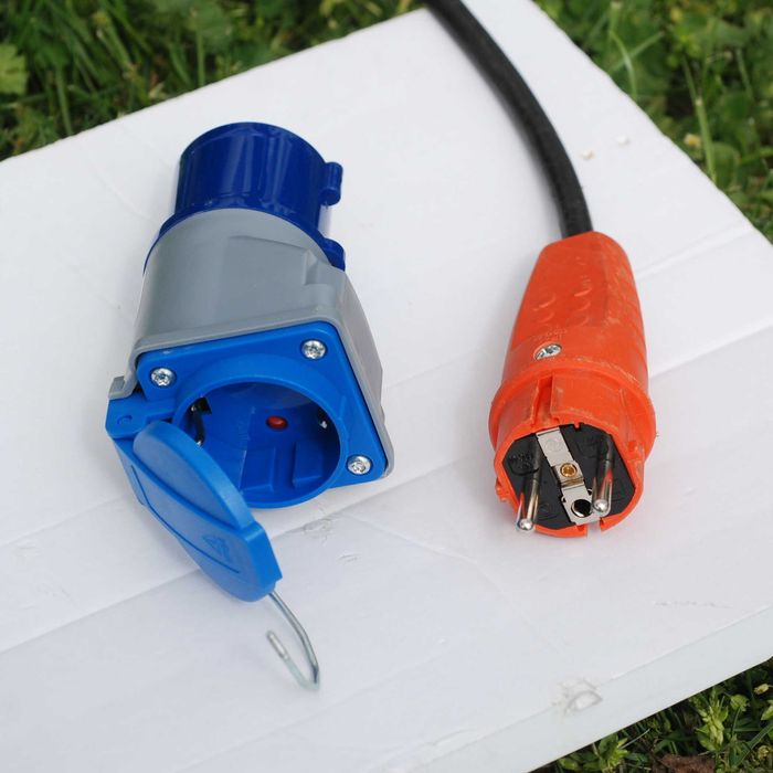 220V-250V Захранващ Щепсел Кабел За Каравана Кемпер Конектор Адаптер