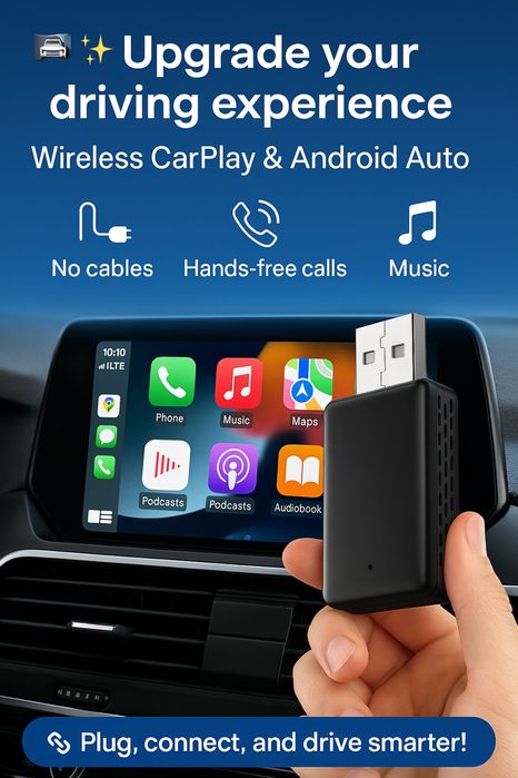 Carplay & Android auto wireless adapter