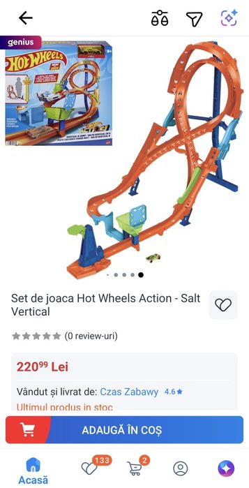 Pista Hotwheels perfect functionala