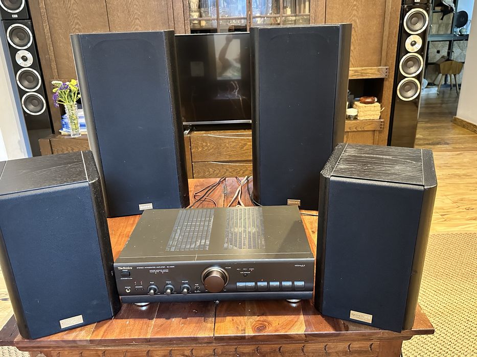 Sistem audio Quadral Tribun mkIV Phonologue + Quadral Rondo Phonologue + Technics SU-A600 MOS classAA