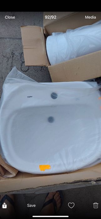 Мивка с ботуш 60см.