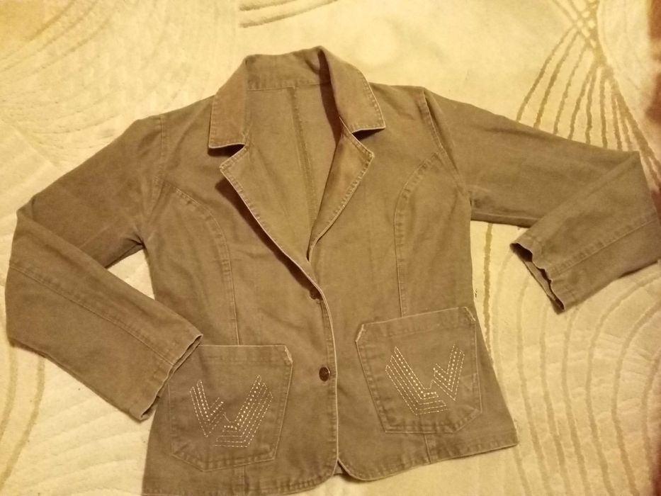 Pantaloni; tip jeanși, office Motivi, sacou denim 38-40