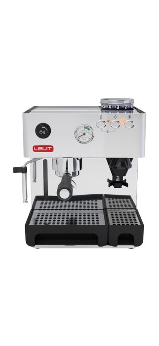 Espressor manual cu manometru si rasnita LELIT