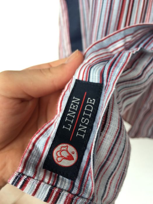 Ризка Armani jeans, Л, лен и памук, като нова